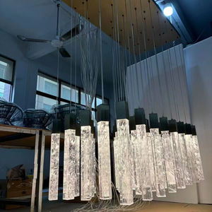 现代设计定制装饰不锈钢亚克力吊灯客厅酒店餐厅浴室LED吊灯 - Product Image 3