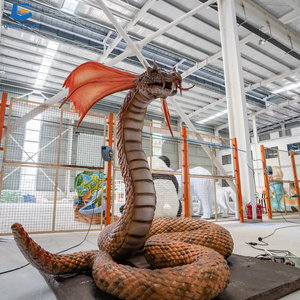 Modello di Serpente Basilisco Animatronico a Grandezza Naturale GTAD35 per Parchi a Tema e Zoo - Product Image 2