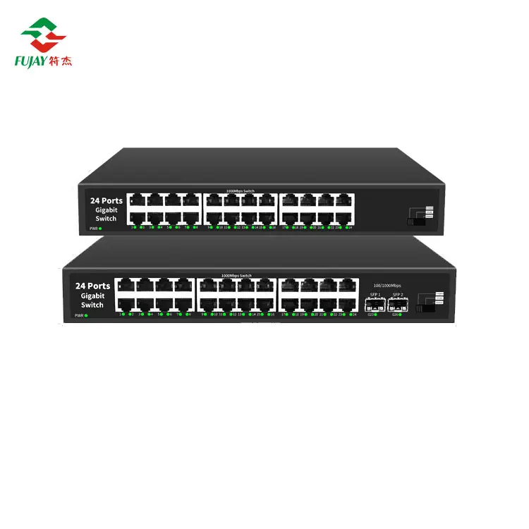 Gigabit-Switch 24-Port Nicht verwaltet 10 100 1000 Mbit/s Netzwerk-Ethernet-Switch