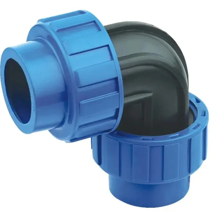 Coude droit en plastique du fabricant réduisant le connecteur de la pompe à eau Raccords de petits tuyaux d'eau pour la maison