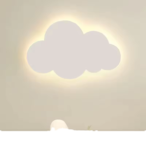 Cloud <strong>Nursery</strong> Bedroom <strong>Wall</strong> Decorative LED Aluminum <strong>Wall</strong> Lamp with Multiple Colors and <strong>Lighting</strong> - Product Image 2
