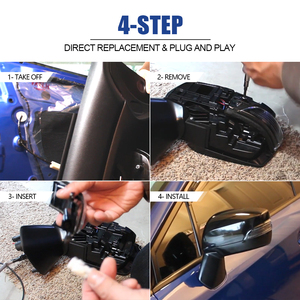 Venta al por mayor: 2 unidades de intermitentes secuenciales ámbar para espejos laterales con control de interruptor para Subaru Crosstrek/<span class=keywords><strong>Forester</strong></span>/Impreza/Outback/WRX STI - Product Image 5