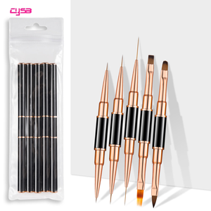 Pinceau à ongles professionnel en nylon style Kolinsky pour la peinture au gel et l'amélioration des ongles - Product Image 3