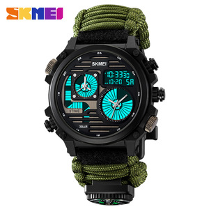 Skmei Digital Sports Watch Men 3Bar Waterproof Silicone Strap Multifunction Electronic Watch Outdoor Use - Product Image 2