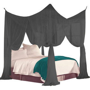 <span class=keywords><strong>Moustiquaire</strong></span> en maille sur pied à quatre portes, colorée, carrée, surdimensionnée, avec filet sur les quatre côtés - Product Image 5