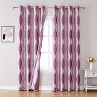 Rideaux occultants de luxe en jacquard, isolants thermiques, pour salon