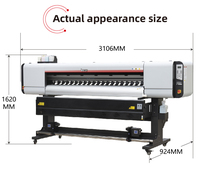 Impresora de Sublimación Industrial Locor de 1.8m/6 pies, Precio de Plotter, Impresión por Transferencia de Calor para Tela Textil