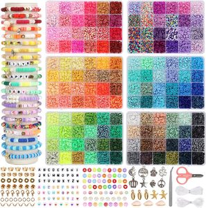 144 couleurs, environ 19 000 pièces, ensemble de perles en céramique plates et souples de 6 mm, boîte, jouets de puzzle faits à la main pour enfants - Product Image 2