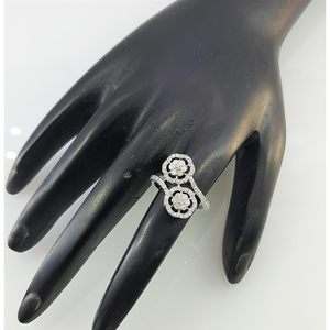 แหวนหมั้นเพชร Jewelspaark 0.84 กะรัต ทรงกลม ไซส์ 7 เครื่องประดับสำหรับผู้หญิง - Product Image 3