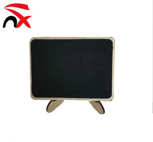 Tại chỗ bằng gỗ nhỏ bảng đen trang trí nhà thủ công bằng gỗ vẽ bảng Đồ trang trí bảng tin nhắn - Product Image 5