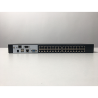 Commutateur KVM IP intégré 32 ports, commutateurs multi-ordinateurs haute densité avec installation de câbles UTP (CAT5/5e/6) standard