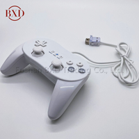 Manette de jeu filaire classique noire/blanche pour Wii, manette de jeu pour Wii, joystick, télécommande