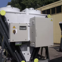 Enfriador de Aire Seco Tipo V con Ventiladores Axiales y Compresor de Tornillo Sanyo para Refrigeración por Inmersión en Centros de Datos y Salas de Servidores, Ahorro de Energía