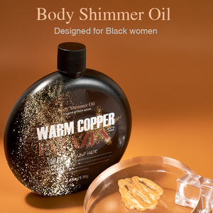 Olio Corpo FATZEN Effetto Glitterato e Luminoso, Olio Abbronzante Oro Rosa Brillante per la Cura della Pelle, Idratante e Illuminante - Product Image 5