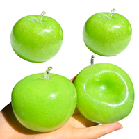 Jouet Squishy Pomme Verte Glacée ASMR, Son Croquant, Balle Anti-Stress à Presser en TPE, pour Enfants de 5 à 7 Ans, Unisexe