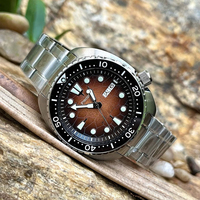 Montre mécanique automatique pour hommes, en acier inoxydable, avec aiguilles lumineuses, chronographe, montre de plongée sportive, 22mm, résistante à l'eau jusqu'à 50m