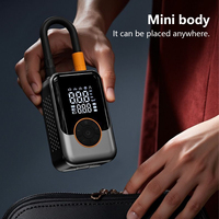 Mini Portable Wireless Electric Car Tyre Air Compressor Cordless Inflatable Pump Digital Tire Inflators Tire Pressure Monitor