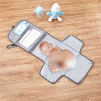 Tapis à langer portable imperméable pour bébé, nourrisson et tout-petit, sac de rangement multifonctionnel