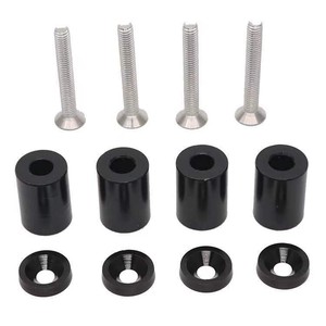Aluminum Hood Raiser <b>Spacer</b> Red For Car Engine Bay Upgrade Tuning Parts - Product Image 5