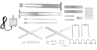 Kit de rôtissoire pour barbecue électrique Offre Spéciale Support de rôtissoire universel Support de rôtissoire à broche réglable en hauteur pour rôtir l'agneau de porc