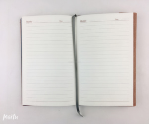 Bloc-notes relié avec logo personnalisé en relief, format A5, bloc-notes de bureau multifonctionnel, organiseur de classe A en cuir PU haut de gamme - Product Image 2