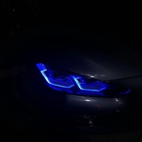 Phare LED automatique adapté à la BMW Série 4 M3 M4 425 430 G22 G23 G26 G80 G82, feux de jour laser Golden Eye