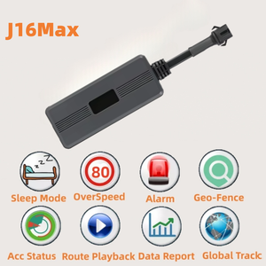 جهاز تتبع GPS ذكي للسيارة بتقنية 4G سلكي مضاد للتشويش مع بطارية طويلة الأمد 300 مللي أمبير طراز J16 MAX لأمان السيارات - Product Image 5