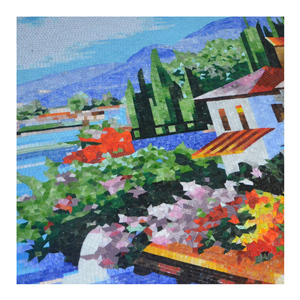 ZF mejor calidad personalizado mosaico pintura al óleo azulejo de la pared <span class=keywords><strong>precio</strong></span> por <span class=keywords><strong>metro</strong></span> cuadrado 3D pared arte decoración mosaico arte murales para la venta - Product Image 5