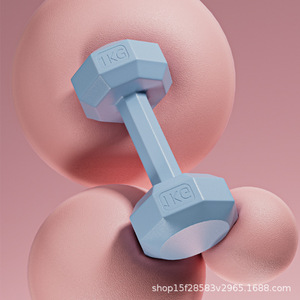 Haltères libres pour la remise en forme à domicile des femmes, paire de petites barres de 1 kg pour l'haltérophilie, équipement d'exercice de 2 kg pour les adolescentes - Product Image 2