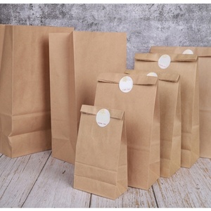 Bolsa de Papel Kraft Resistente al Aceite para Pan y Sándwiches, con Logotipo y Tamaño Personalizados al por Mayor - Product Image 4