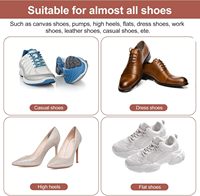 Protections d'orteils invisibles transparentes pour talons hauts, coussinets de confort auto-adhésifs en mousse, semelles intérieures en cuir pour la prévention des ampoules et le soulagement de la douleur