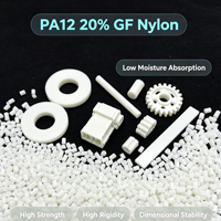 Granulés bruts de nylon PA66 GF30, 30 % de fibres de verre, matériau haute rigidité résistant aux chocs pour raccords électroniques en plastique