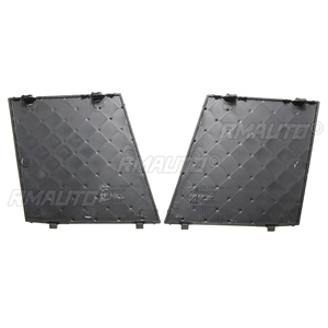 Paire de grilles inférieures noires pour pare-chocs avant, garnitures de protection gauche et droite pour BMW E60 E61 M, accessoires extérieurs, pièces de rechange - Product Image 4