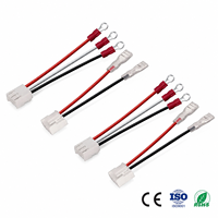 Connecteur de câblage à 3 broches avec terminal O-ring pour câblage de borne, câble de raccordement d'alimentation, assemblage de câblage personnalisé