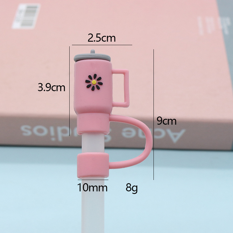 #Taza de silicona de 02-10 mm, color rosa