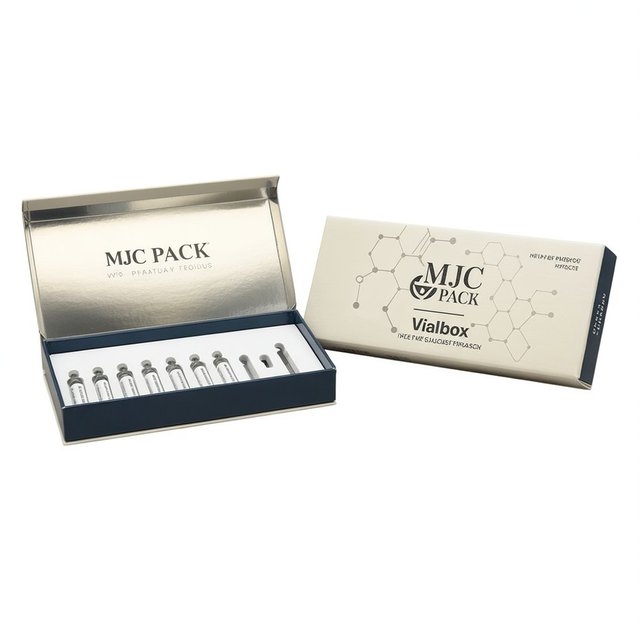 Custom Logo Peptide Vial Packaging Box Matt Lamination With EVA for 3ml Peptide Vial Packaging
