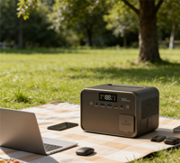 Générateur d'énergie solaire LiFePO4 300W 288Wh avec entrée solaire et sorties AC/DC/USB pour l'extérieur et la sauvegarde à domicile