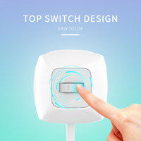 Multiprise Worldplug 11 prises avec protection contre les surtensions, 13A, tour de prises UK 3 broches avec cordon d'extension et prise USB SDK