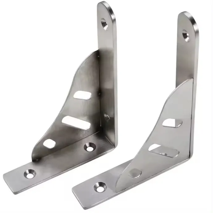 High quality furniture hardware bracket black/white heavy duty shelf brackets stainless steel metal shelf bracket