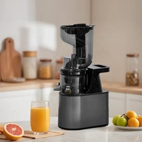 Elektrische sapcentrifuge voor fruit en groenten, brede opening, centrifugale sapcentrifuge, makkelijk schoon te maken, 300W, BPA-vrij, 1L capaciteit