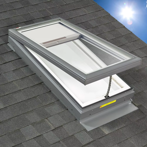 Claraboya Rectangular Moderna BOCHARM <span class=keywords><strong>para</strong></span> <span class=keywords><strong>Techo</strong></span> Plano - Ventana <span class=keywords><strong>de</strong></span> Ventilación Manual <span class=keywords><strong>para</strong></span> Cocina - Product Image 5