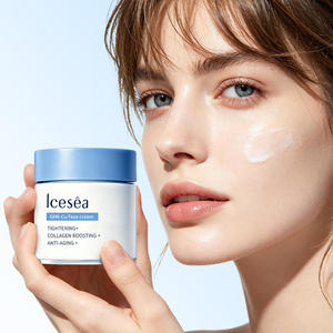 Crème pour le visage Icesea GHK-CU SNAP-8 au suif de bœuf, peptides de cuivre, multi-peptides, acide hyaluronique, raffermissante, anti-rides, OEM/ODM - Product Image 2