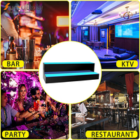 Présentoir LED lumineux pour boissons présentoir de haute qualité en plexiglas personnalisé à 2 niveaux présentoir de bar en acrylique pour boissons vente en gros