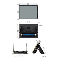 Placa de Desarrollo ESP32-S3 con Pantalla RLCD de 4.2 Pulgadas, Resolución 300*400, Comunicación NFC, Voz AI