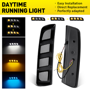 ไฟเดย์ไลท์ LED AUXITO สำหรับ Honda Civic Type R ปี 2017-2021 - Product Image 4