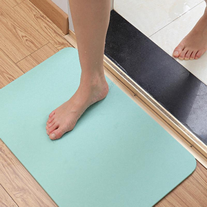 Tapis absorbants en diatomite à motifs personnalisés, séchage rapide, antidérapants pour salle de bain, vente en gros - Product Image 1