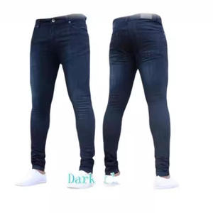 <span class=keywords><strong>2022</strong></span> Jeans personalizados Diseñador de moda Color sólido Jeans cónicos en blanco Hombres Pantalones vaqueros delgados para hombres - Product Image 4