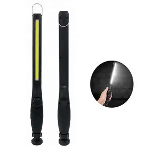 Hand Held Magnet Flashlight Inspection Torch Lamp Portable USB Rechargeable Dimmable Slim COB LED Working Light