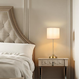 Lámpara de Mesa LED de Tela con Altura Ajustable de 30-40 cm, Bombilla de 3000-6000 K, Pantalla de Terciopelo para Decoración de Restaurantes y Bodas - Product Image 2