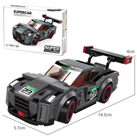 Wange 2874 Superauto Deportivo, Bloques de Construcción Creativos MOC, Modelo de Ladrillos, Juego de Bloques de Construcción Educativos para Niños, Coche de Juguete de Plástico